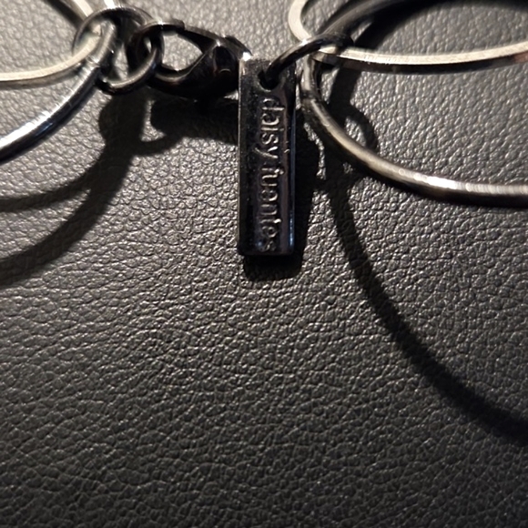 Estate Daisy Fuentes Circular Chain Necklca - Picture 5 of 5